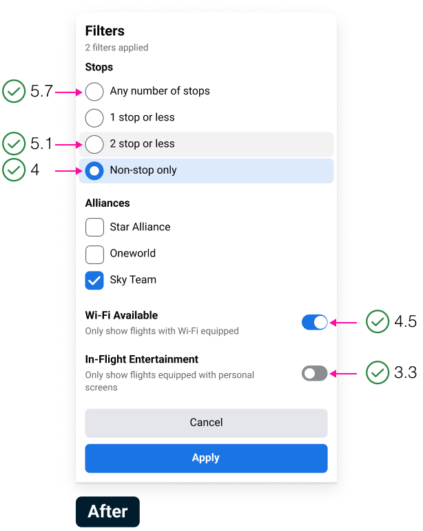controls after changes