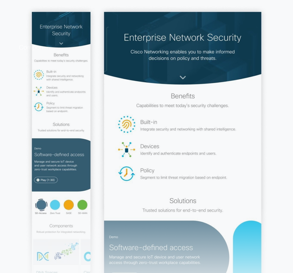 images of page layouts